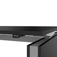 MOTION team desk | 1400 - 1800 mm, electrically height adjustable, anthracite