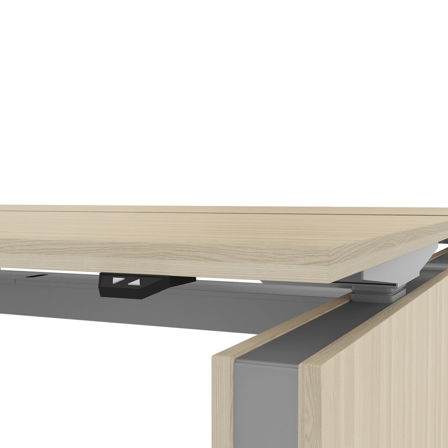 MOTION Desk del team | 1400 - 1800 mm, regolabile in altezza elettricamente, cenere di sabbia