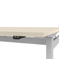 MOTION team desk | 1400 - 1800 mm, electrically height adjustable, maple