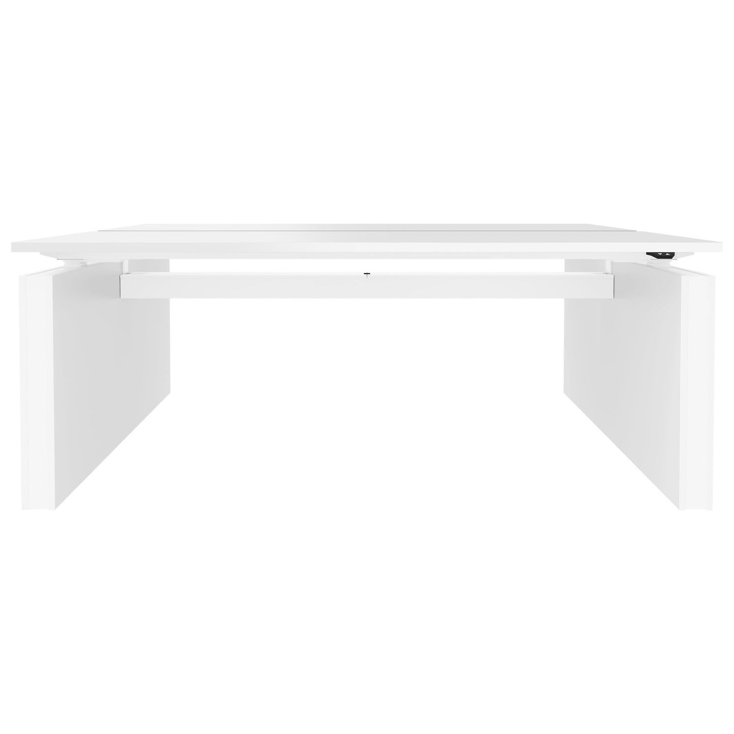 MOTION Desk del team | 1400 - 1800 mm, regolabile in altezza elettricamente, bianco