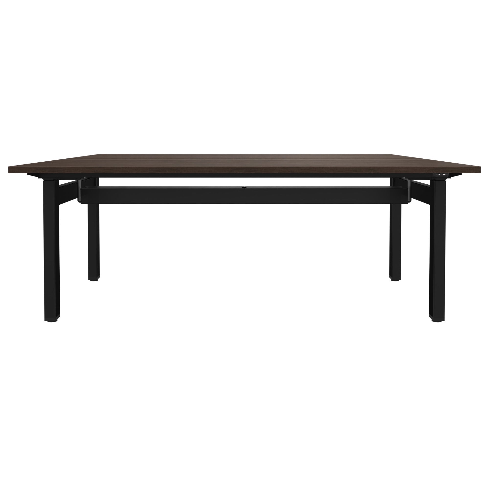 MOTION Desk del team | 1400-1800 mm, regolabile elettricamente in altezza, noce