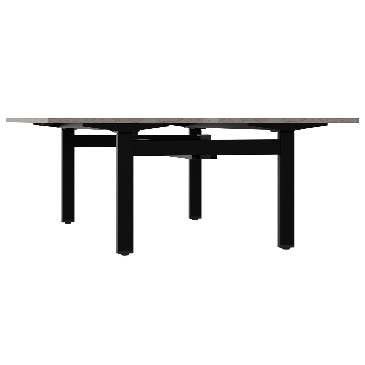 MOTION Desk del team | 1400-1800 mm, regolabile elettricamente in altezza, grigio di quercia nordica