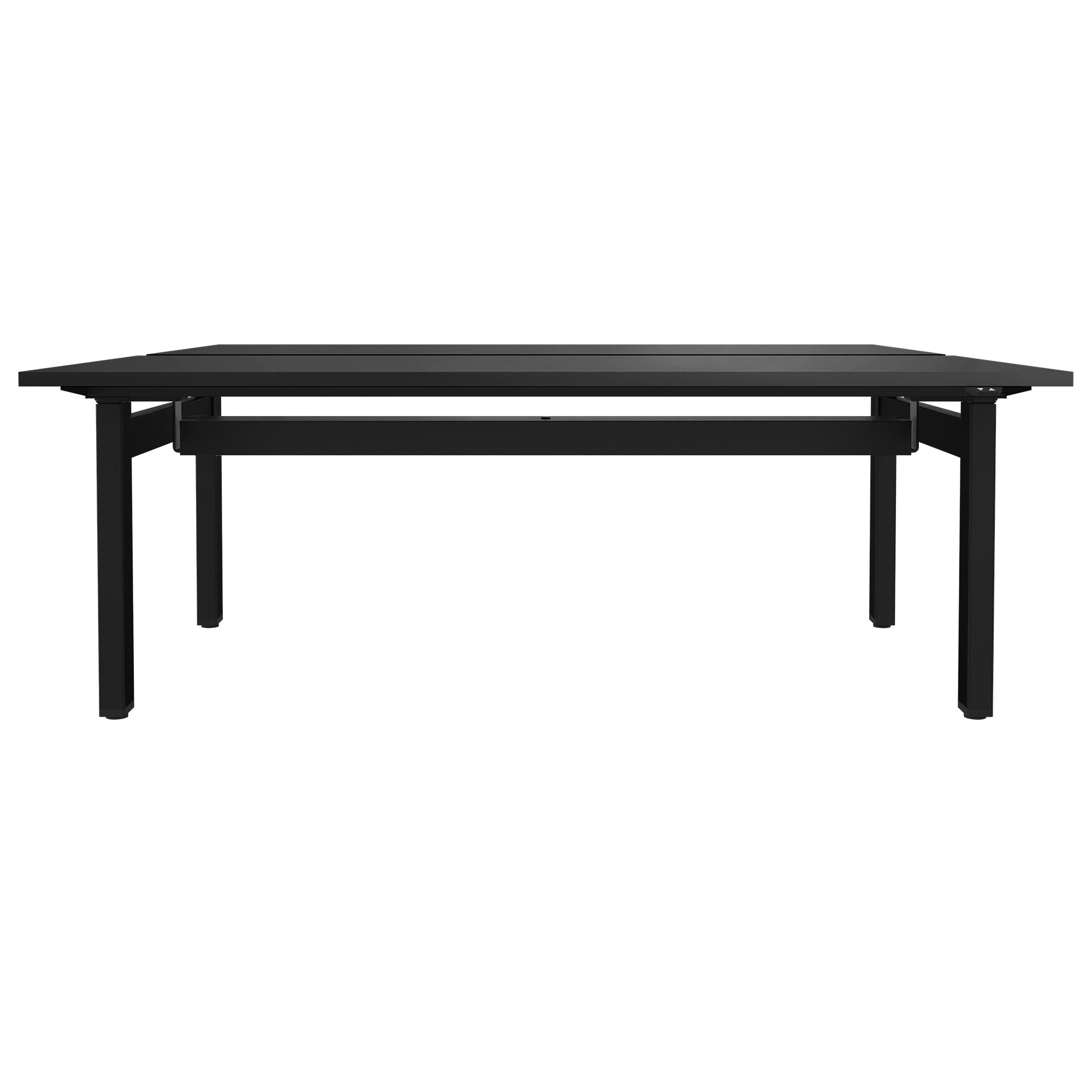 MOTION team desk | 1400 - 1800 mm, electrically height adjustable, anthracite