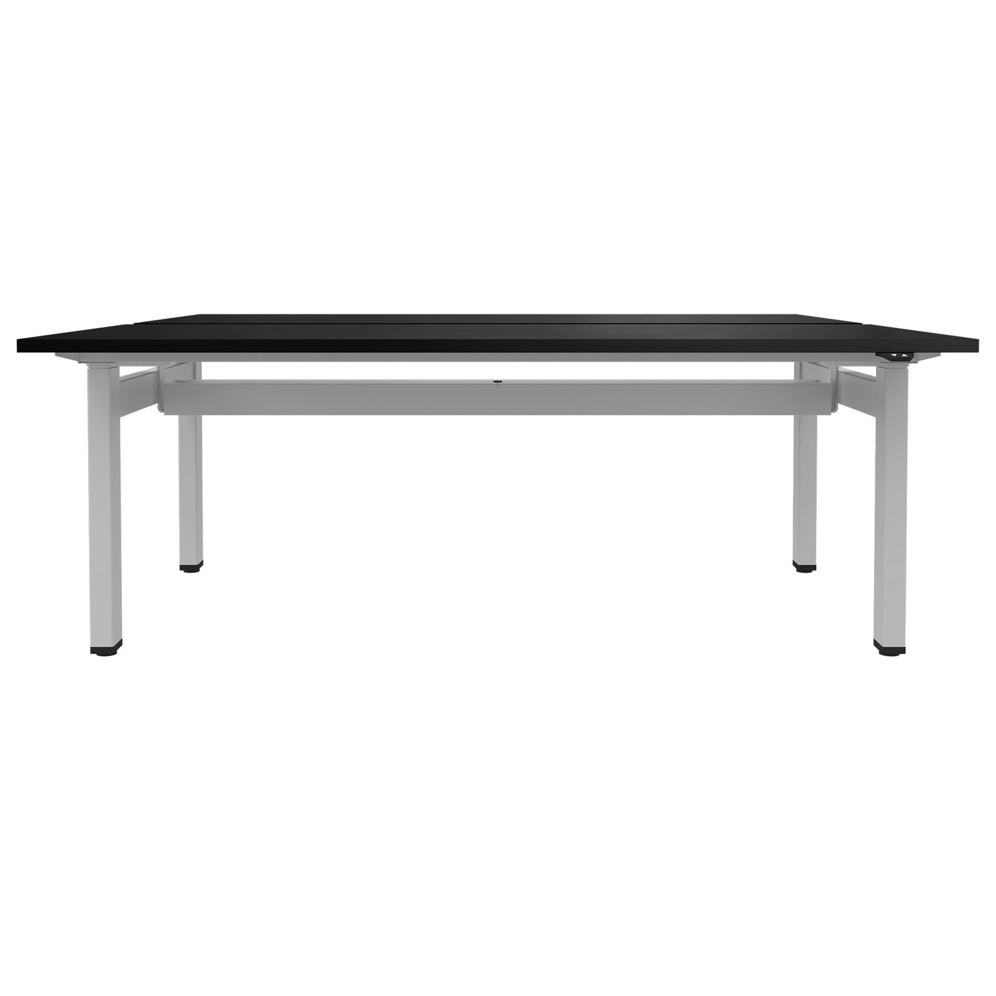 MOTION team desk | 1400 - 1800 mm, electrically height adjustable, black