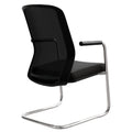 NETKON Cantilever Chair | Mesh Back, Black - 3 Thumbnail Image
