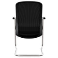 NETKON Cantilever Chair | Mesh Back, Black - 4 Thumbnail Image