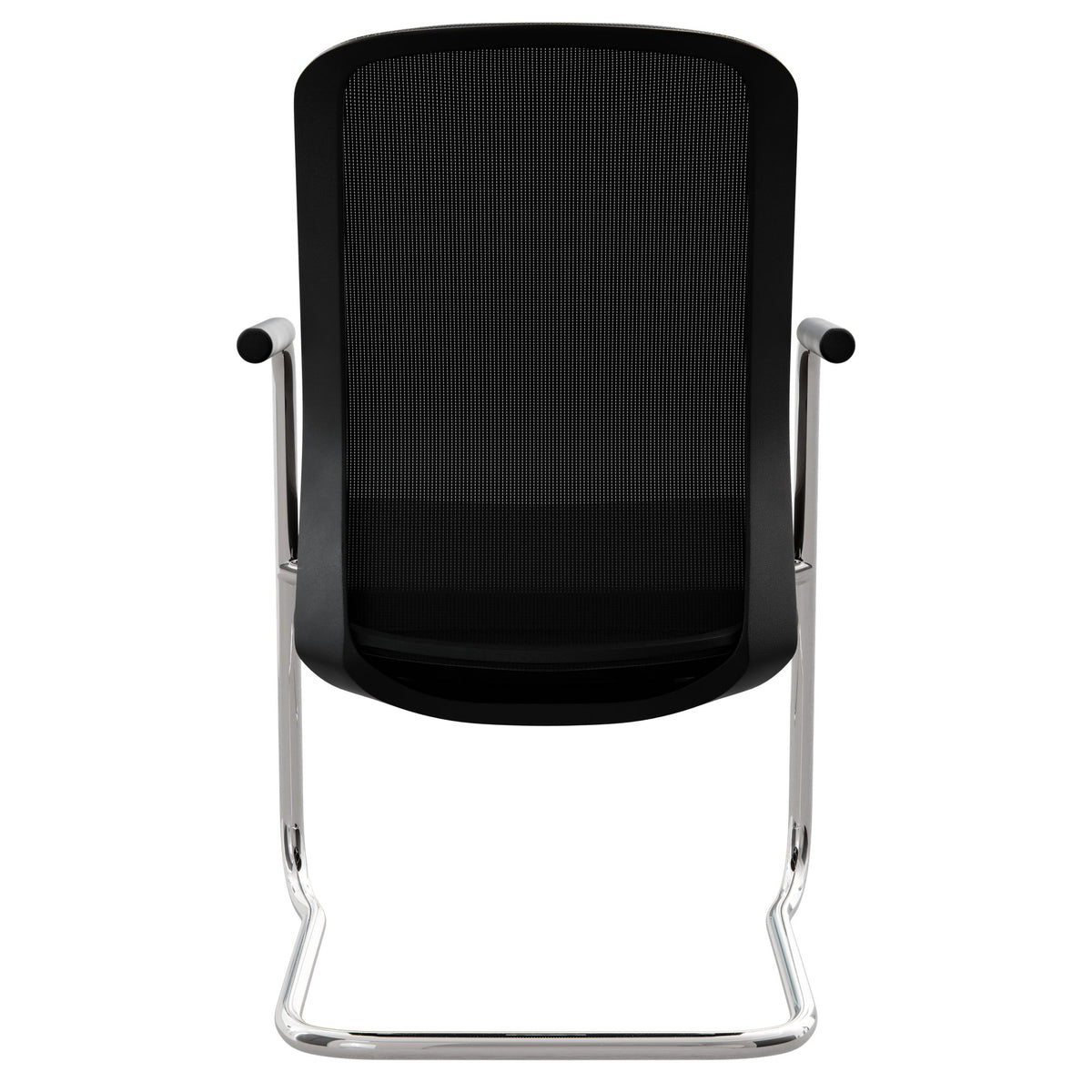 NETKON Cantilever Chair | Mesh Back, Black - 4 Lightbox Main Image