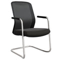 NETKON Cantilever Chair | Mesh Back, Black - 1 Thumbnail Image