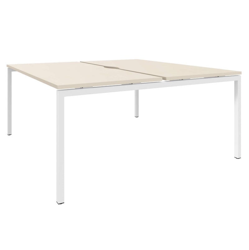 NOVA U Team-Schreibtisch | 1600 x 1640 mm, Ahorn - 1 Main Image