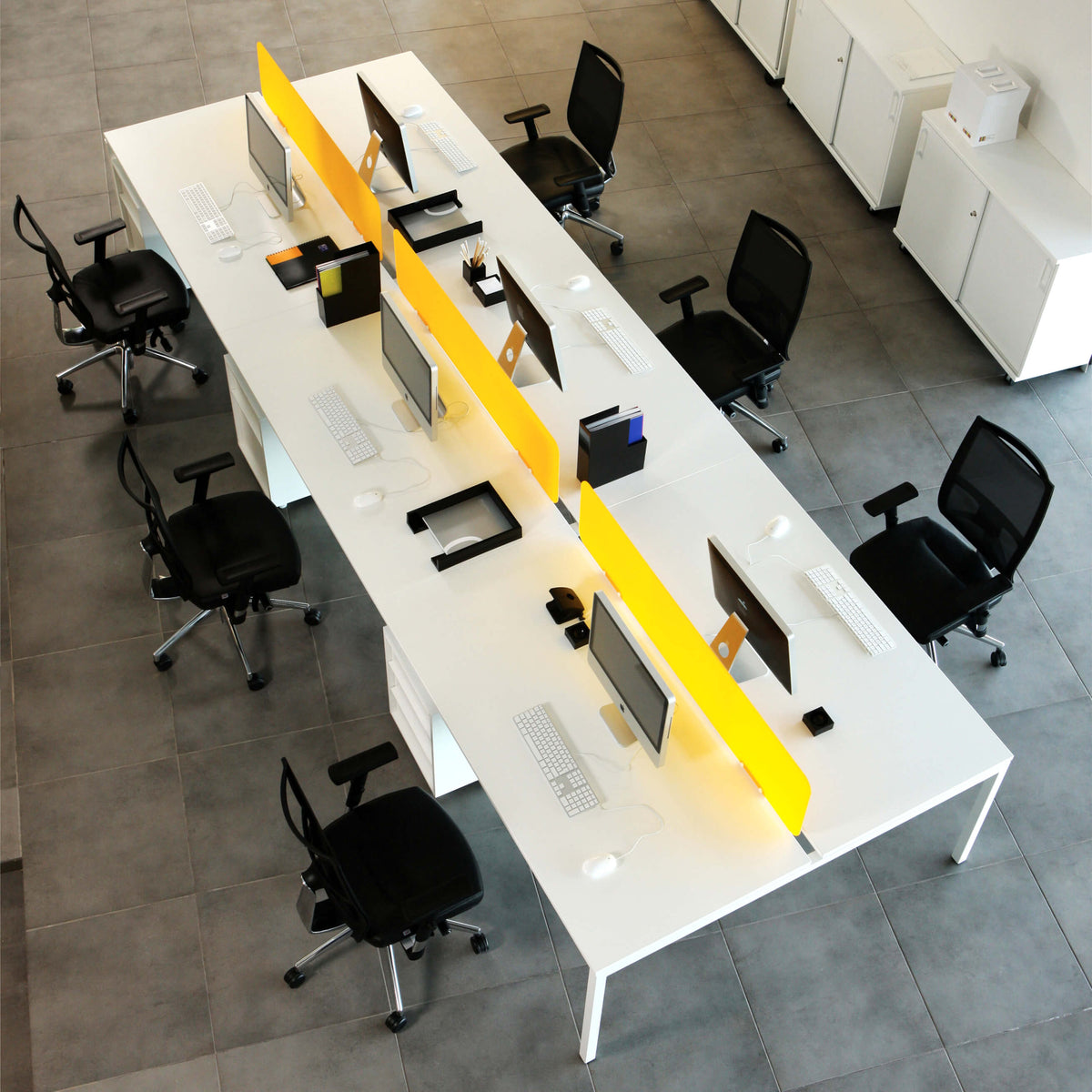 NOVA U Team-Schreibtisch | 1600 x 1640 mm, Weiß - 11 Lightbox Main Image