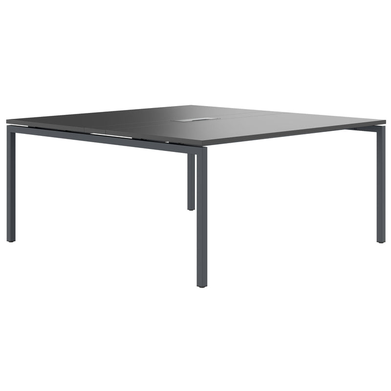 NOVA Tableau de conférence | 1600 x 1640 mm (6 - 8 personnes), électrifié, anthracite - 1 Main Image