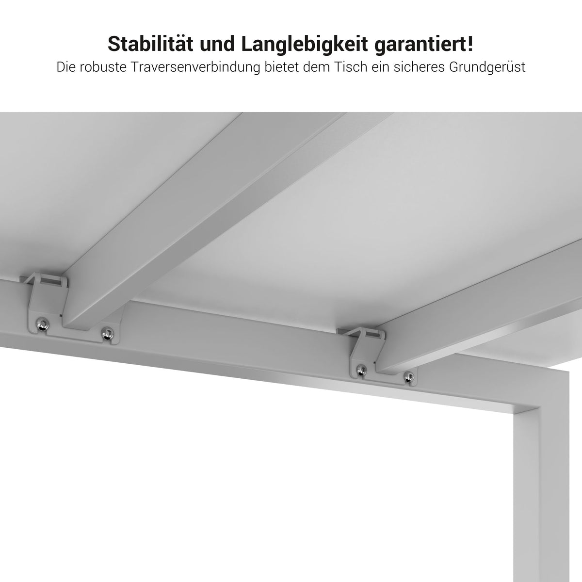 NOVA Konferenztisch | 1600 x 1640 mm (6 - 8 Personen), elektrifiziert, Perlgrau - 9 Lightbox Main Image