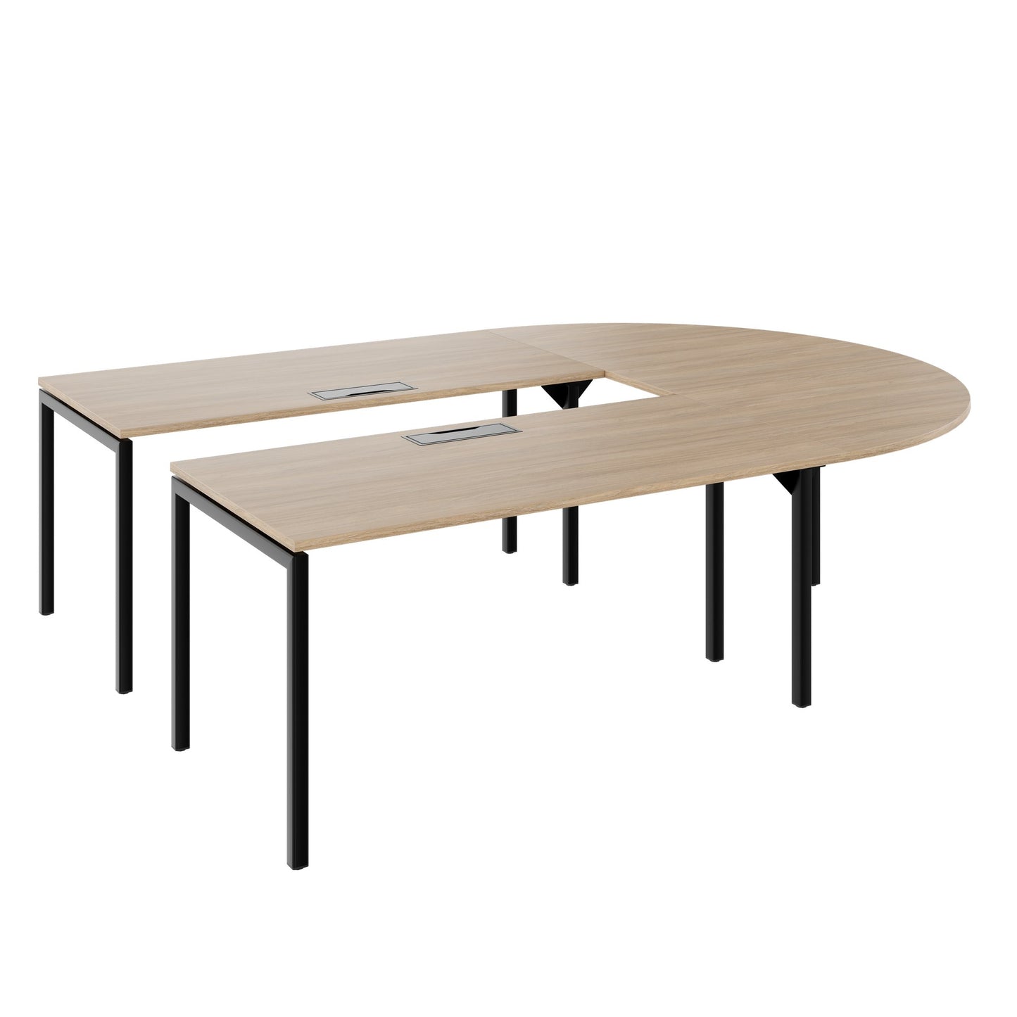 NOVA Konferenztisch | 2600-4600 mm, U-Form, optionale Elektrifizierung