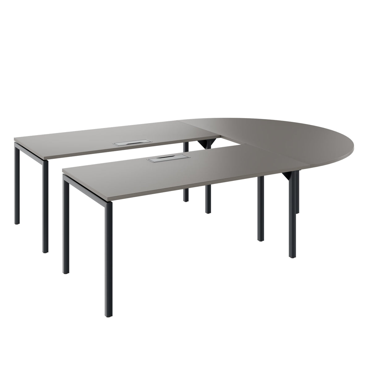 NOVA Konferenztisch | 2600-4600 mm, U-Form, optionale Elektrifizierung