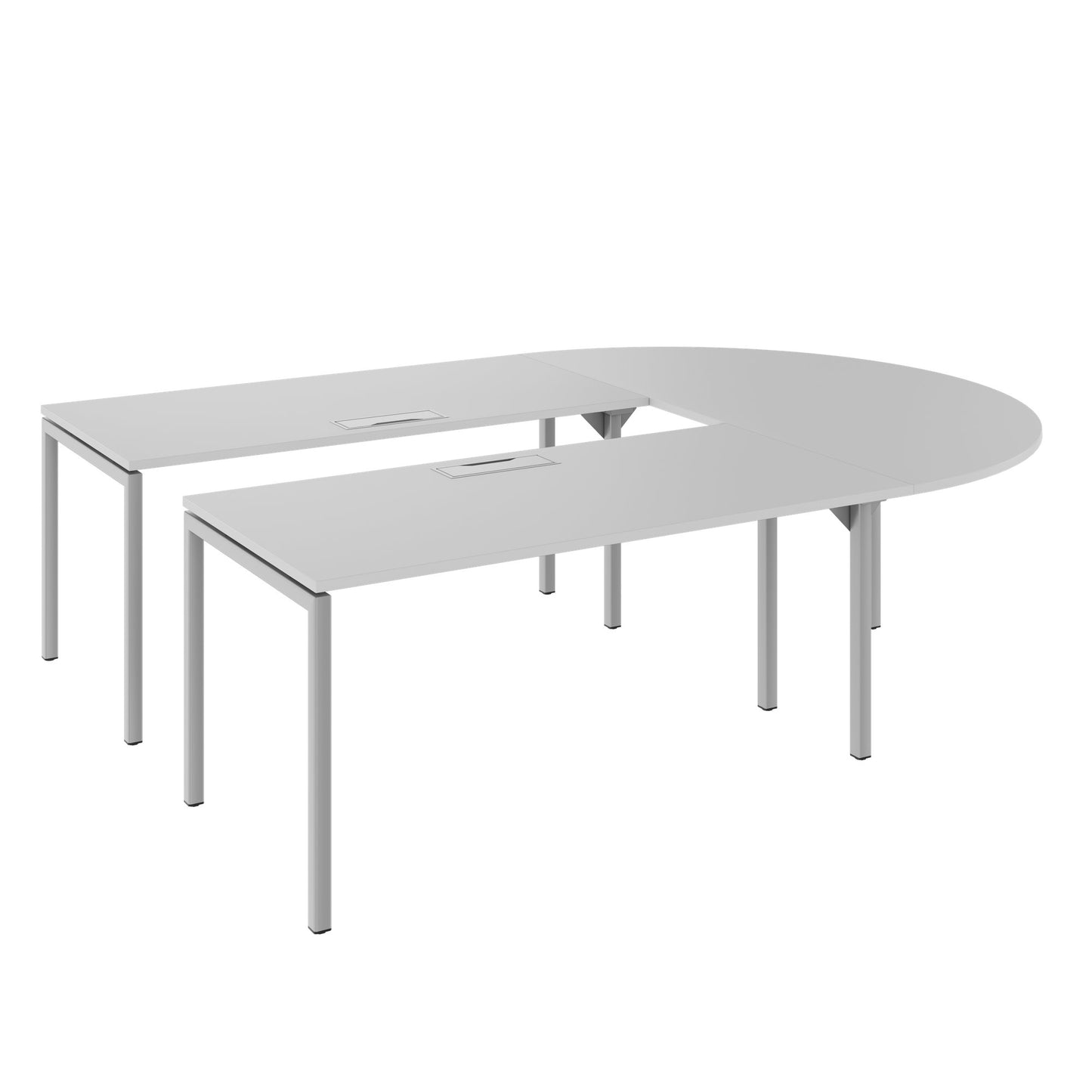NOVA Konferenztisch | 2600-4600 mm, U-Form, optionale Elektrifizierung