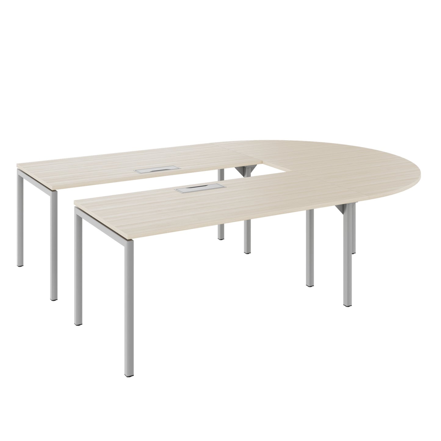 NOVA Konferenztisch | 2600-4600 mm, U-Form, optionale Elektrifizierung