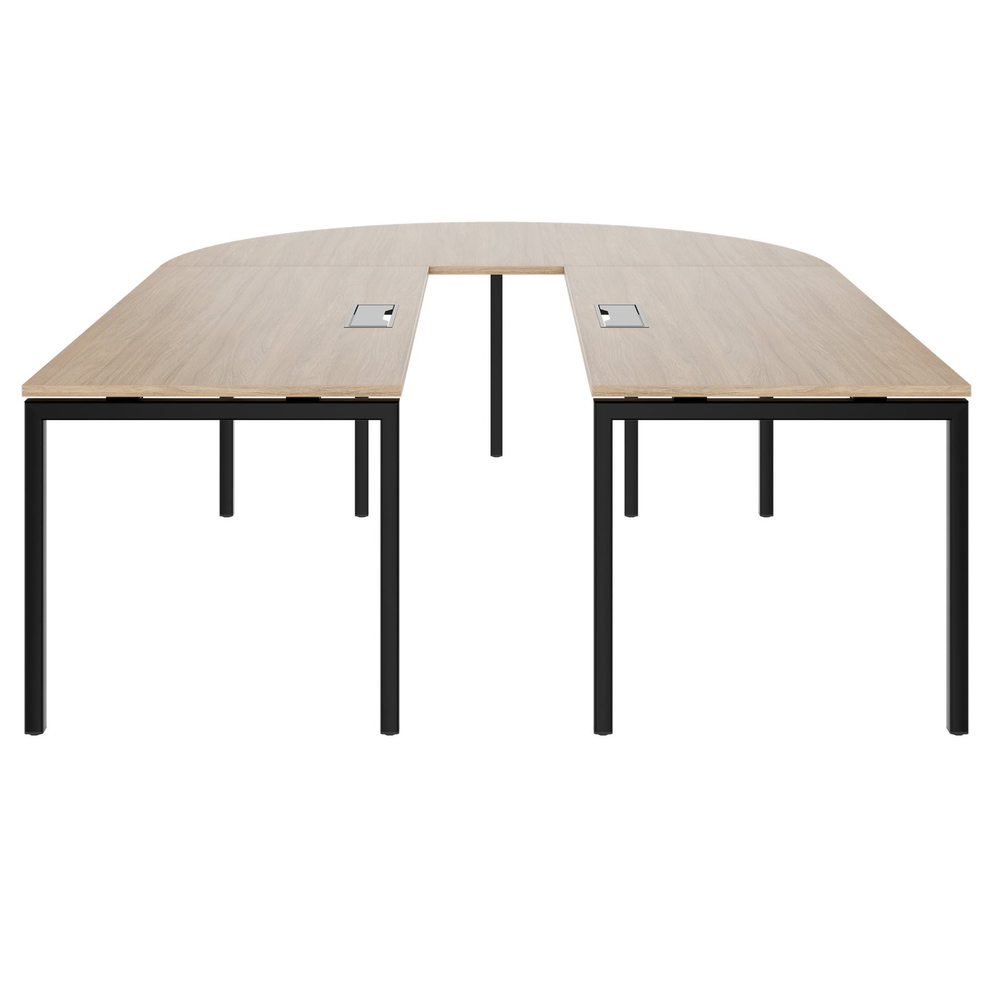 NOVA Konferenztisch | 2600-4600 mm, U-Form, optionale Elektrifizierung