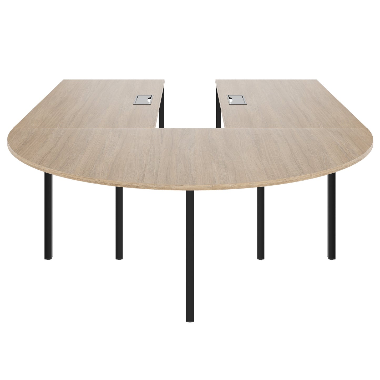 NOVA Konferenztisch | 2600-4600 mm, U-Form, optionale Elektrifizierung