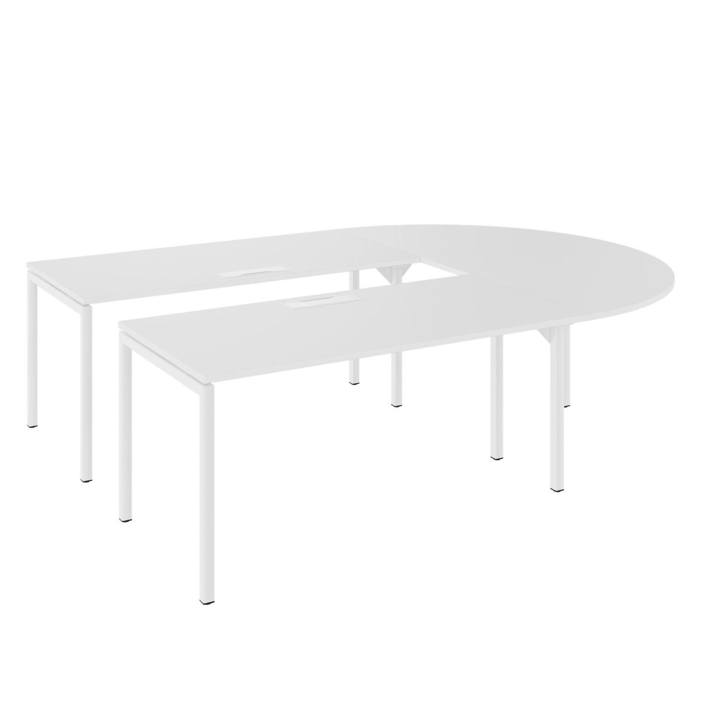 NOVA Konferenztisch | 2600-4600 mm, U-Form, optionale Elektrifizierung