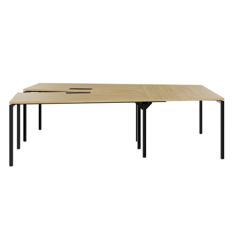 NOVA Konferenztisch | 2610-4598 mm, V-Form, optionale Elektrifizierung - 3 Main Image