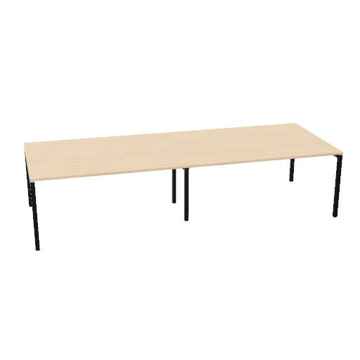 NOVA Konferenztisch | 2610-4598 mm, V-Form, optionale Elektrifizierung