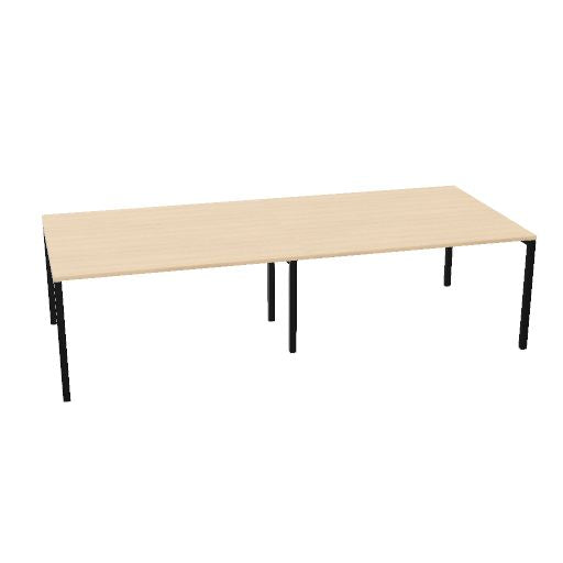 NOVA Konferenztisch | 2610-4598 mm, V-Form, optionale Elektrifizierung