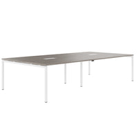 NOVA Conference table | 3200 x 1640 mm (10 - 12 people), electrified, north oak gray