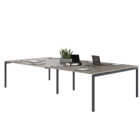 NOVA Conference table | 3200 x 1640 mm (10 - 12 people), electrified, north oak gray
