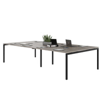 NOVA Conference table | 3200 x 1640 mm (10 - 12 people), electrified, north oak gray