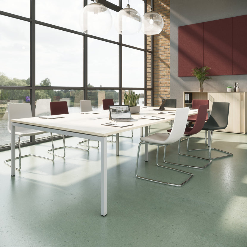 NOVA Conference table | 3200 x 1640 mm (10 - 12 people), electrified, sand ash