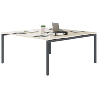 Tabella della conferenza Nova | Elettrificato, 1600 x 1640 mm (6-8 persone), acero