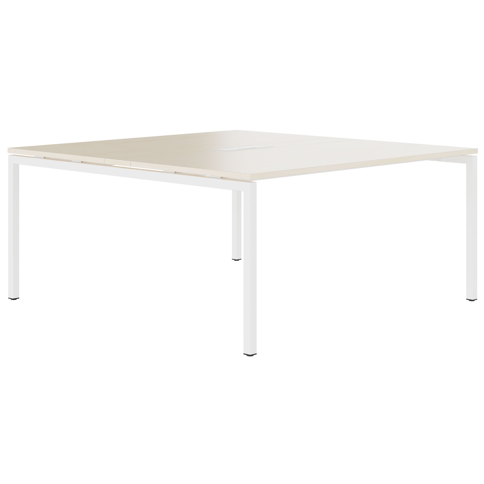 NOVA Conference table | 1600 x 1640 mm (6 - 8 people), electrified, maple