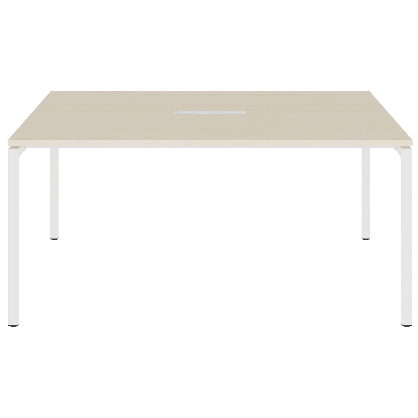 NOVA Conference table | 1600 x 1640 mm (6 - 8 people), electrified, maple