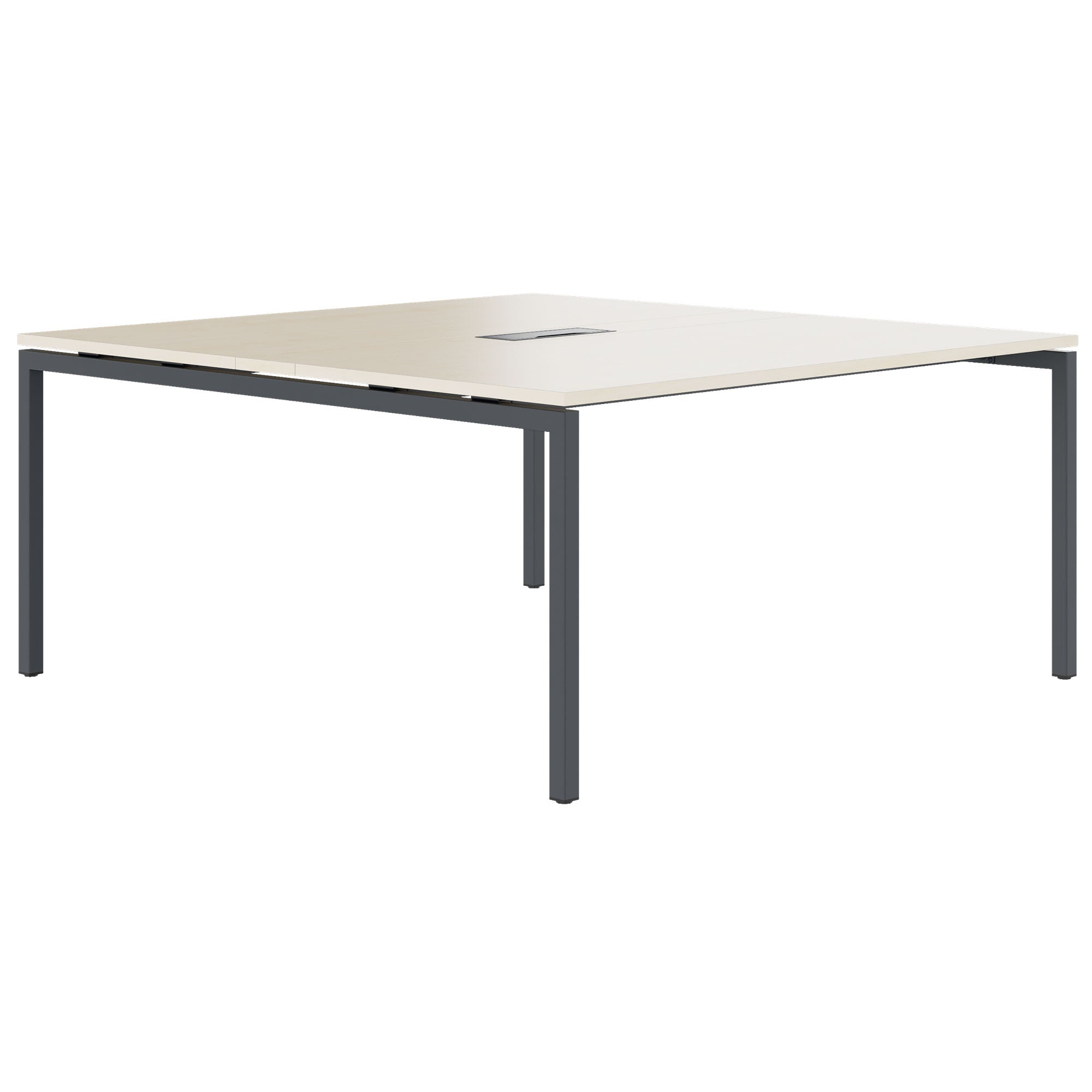 NOVA Conference table | 1600 x 1640 mm (6 - 8 people), electrified, maple