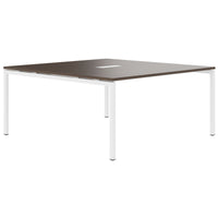 Tabella della conferenza Nova | Elettrificato, 1600 x 1640 mm (6-8 persone), noce