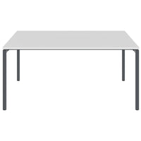 Nova conference table | Electrified, 1600 x 1640 mm (6 - 8 people), white