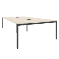 Table de conférence NOVA | Électrifié, 3200 x 1640 mm (10 - 12 personnes), érable