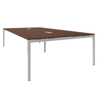 Table de conférence NOVA | Électrifié, 3200 x 1640 mm (10 - 12 personnes), noyer