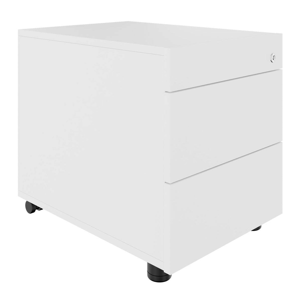 NOVA Rollcontainer | 2 XL-Schubladen + 1 Kleinteilefach, 600 mm tief, viele Farboptionen - 5 Lightbox Main Image