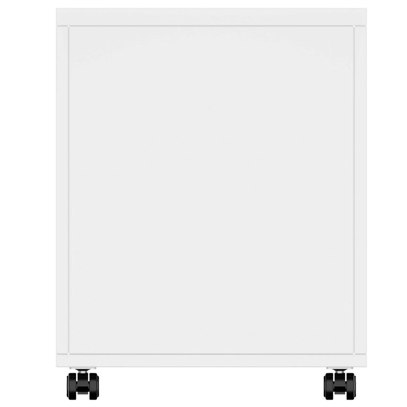 NOVA Roll container | 3 drawers + 1 small parts, 600 mm deep, white