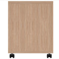 NOVA Rollcontainer | 3 Schubladen + 1 Kleinteilefach, 600 mm tief, Bernsteineiche - 4 Thumbnail Image