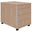 NOVA Roll container | 3 drawers + 1 small parts, 600 mm deep, amber oak