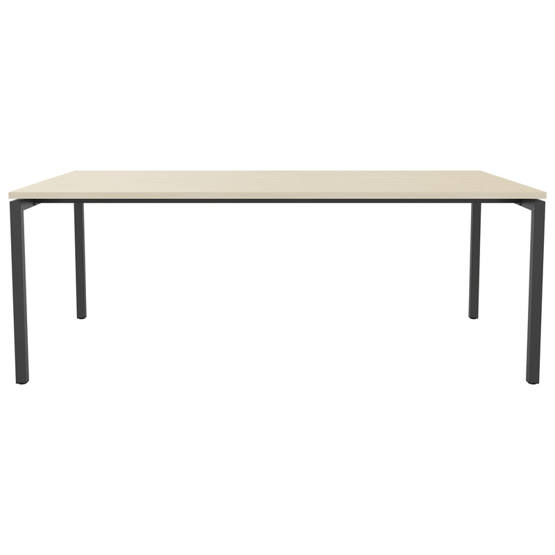 NOVA U Table de réunion | 2000 x 1000 mm, érable - 2 Main Image