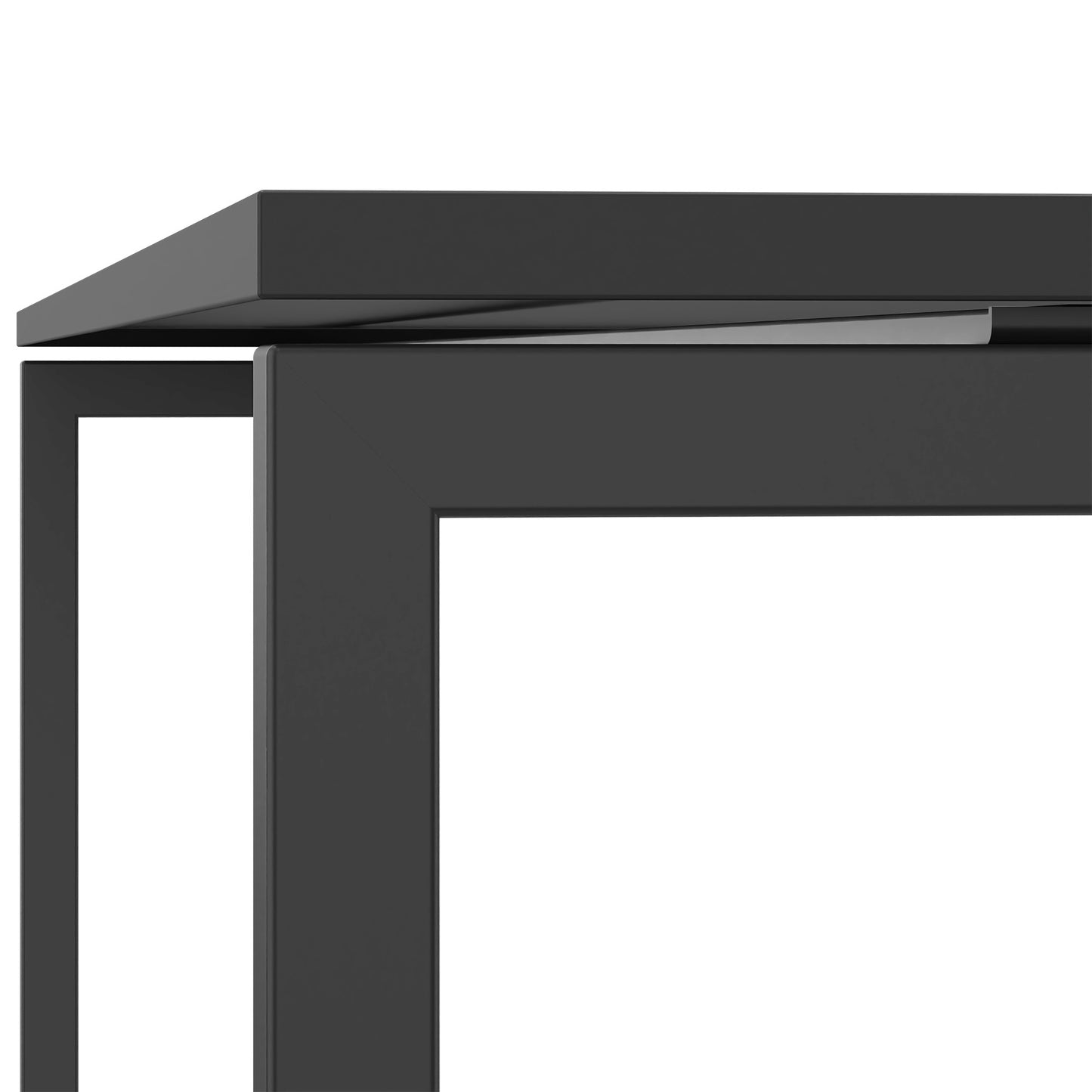 NOVA U meeting table | 2000 x 1000 mm, anthracite