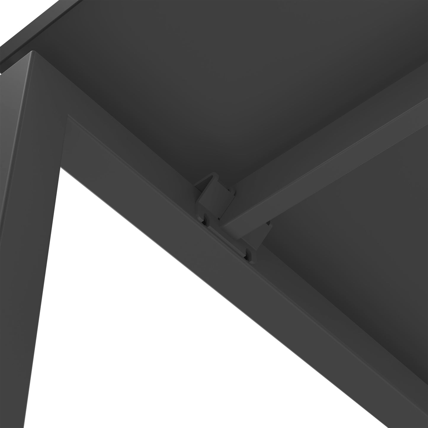 NOVA U meeting table | 2000 x 1000 mm, anthracite