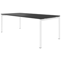 NOVA U meeting table | 2000 x 1000 mm, anthracite