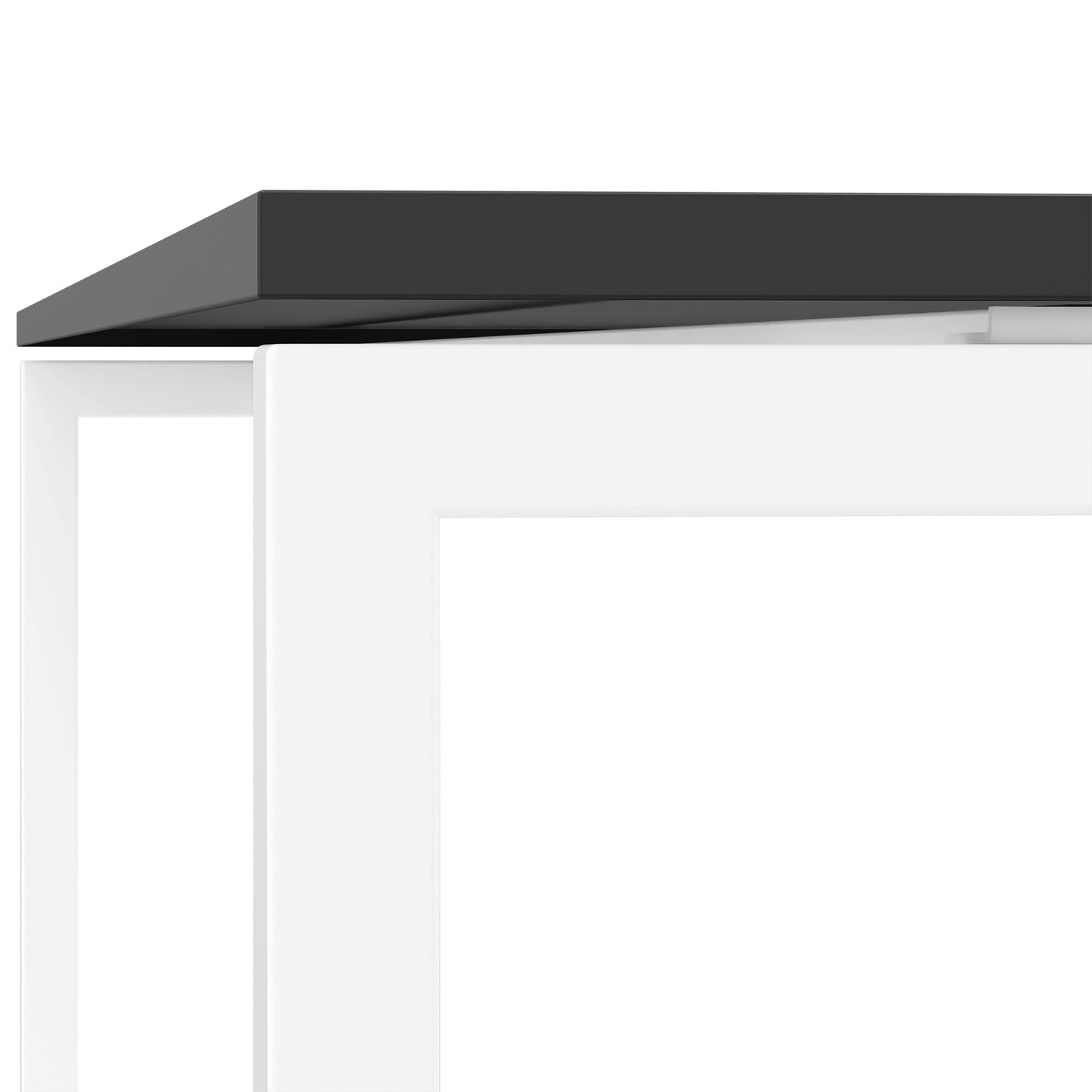 NOVA U meeting table | 2000 x 1000 mm, anthracite