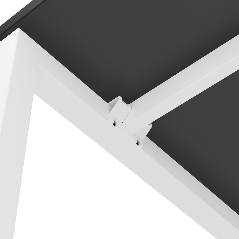 NOVA U meeting table | 2000 x 1000 mm, anthracite - 5 Main Image