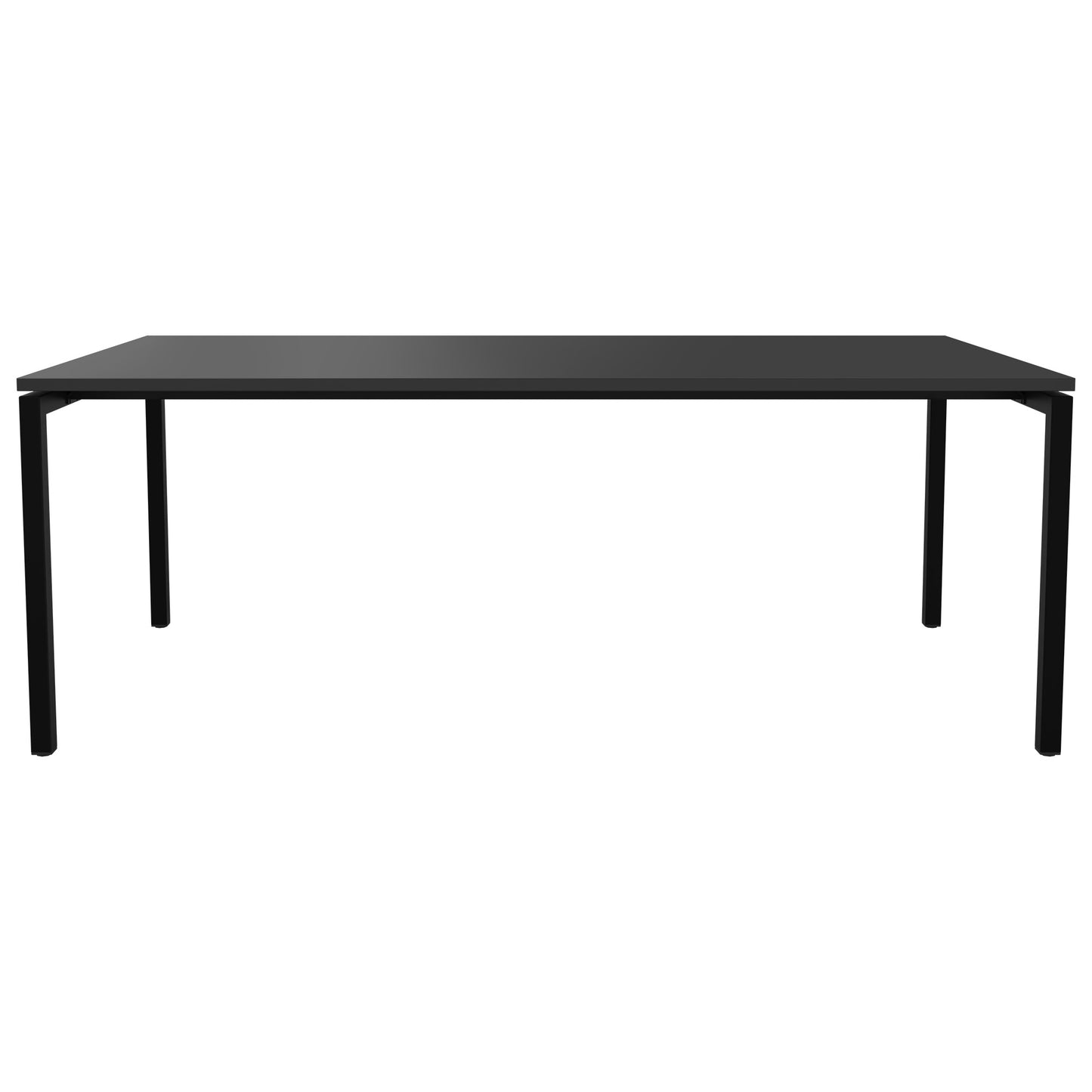 NOVA U meeting table | 2000 x 1000 mm, anthracite