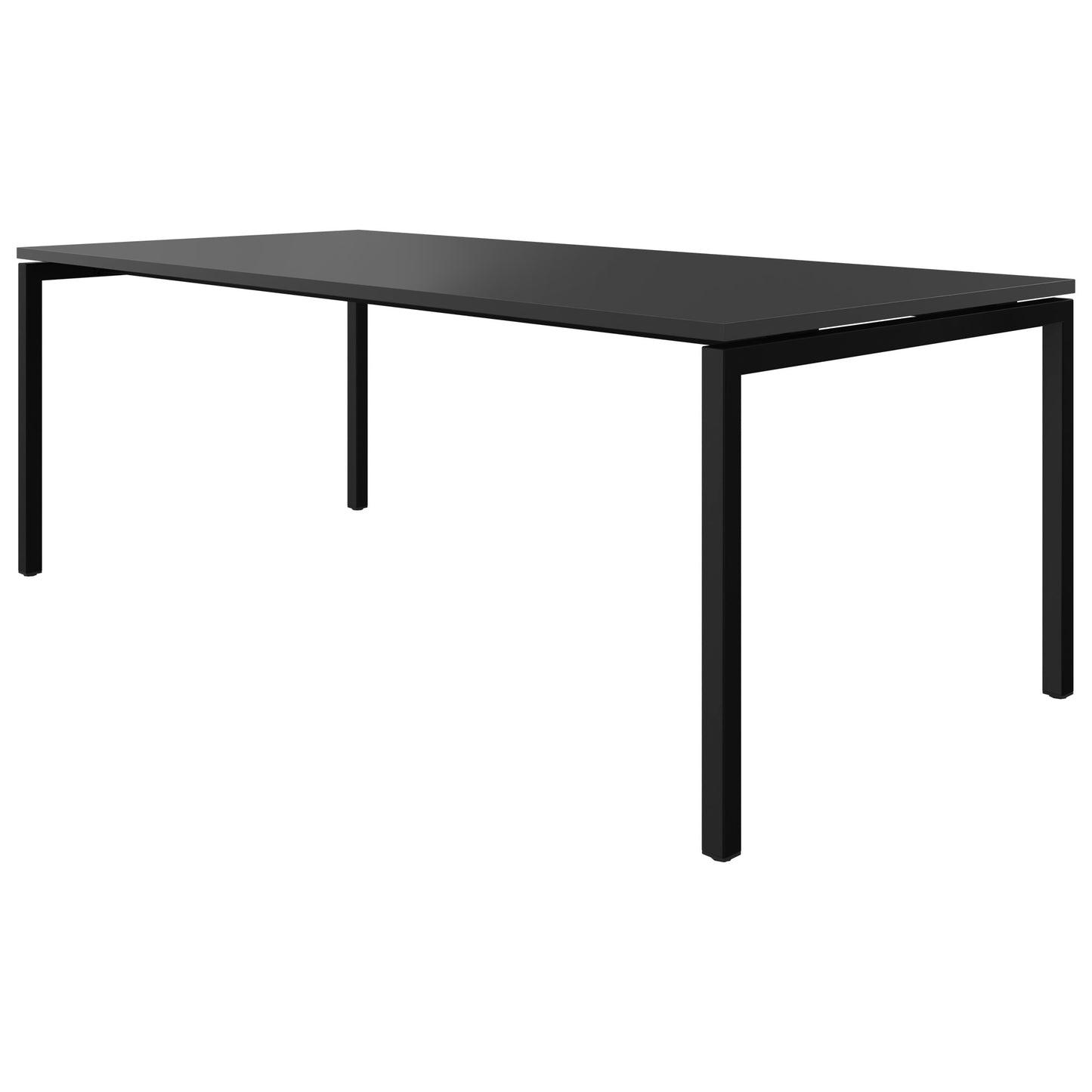 NOVA U meeting table | 2000 x 1000 mm, anthracite